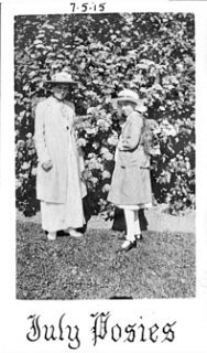 Una Durst and daughter, Grace, Vilas Park, Madison, Wisconsin,  July 5, 1915.